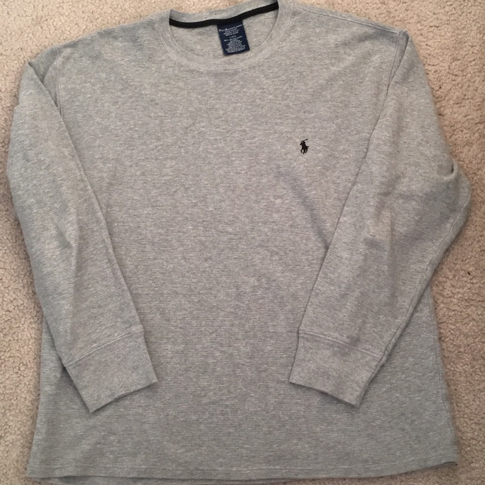 Polo long sleeve shirt size large